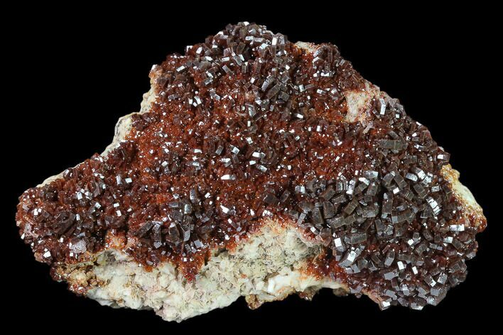 Ruby Red Vanadinite Crystals on Barite - Morocco #134709